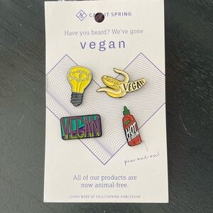 ⭐️New “Vegan”Pins Free w purchase